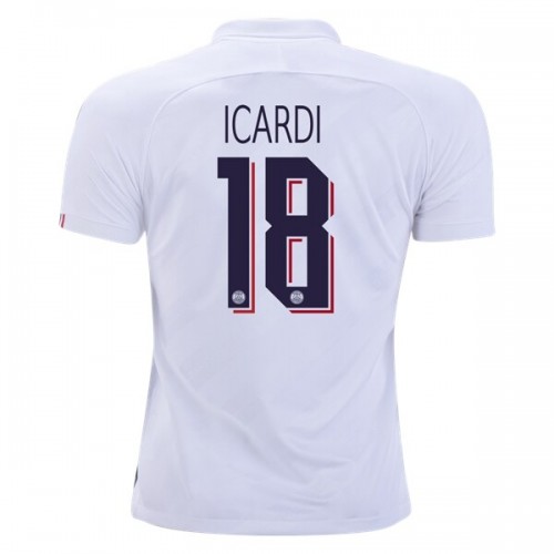 Camisolas de futebol Paris Saint-Germain Icardi 18 Equipamento 3ª 2019/20 Manga Curta Camisolas de futebol Paris Saint-Germain Icardi 18 Equipamento 3ª 2019/20 Manga Curta